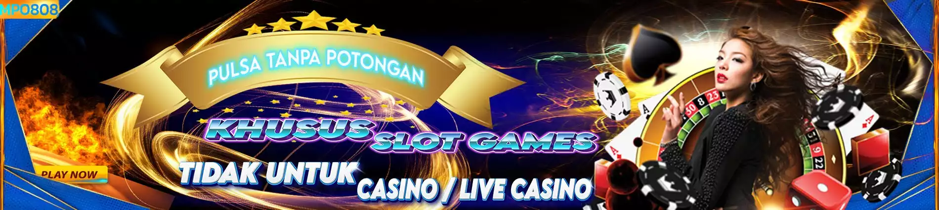 Promo deposit pulsa tanpa potongan MPO808