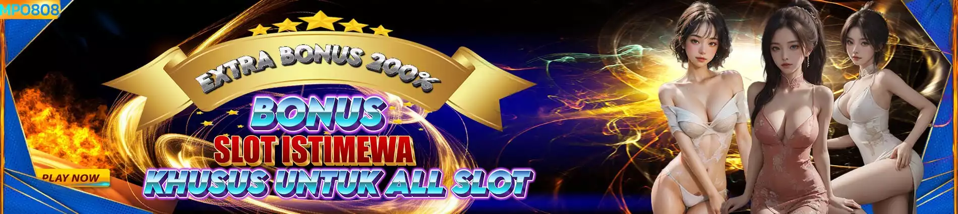 Promo extra bonus slot 200 persen untuk member baru MPO808
