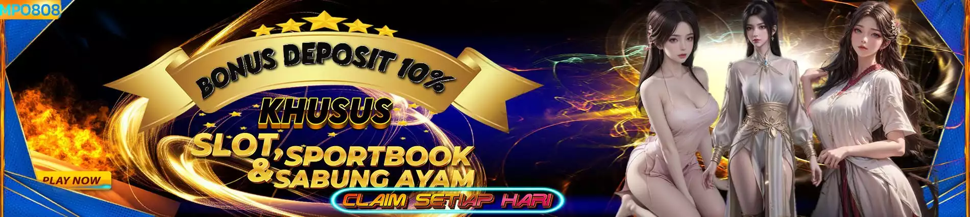 Bonus deposit harian 10 persen tanpa syarat rumit di MPO808